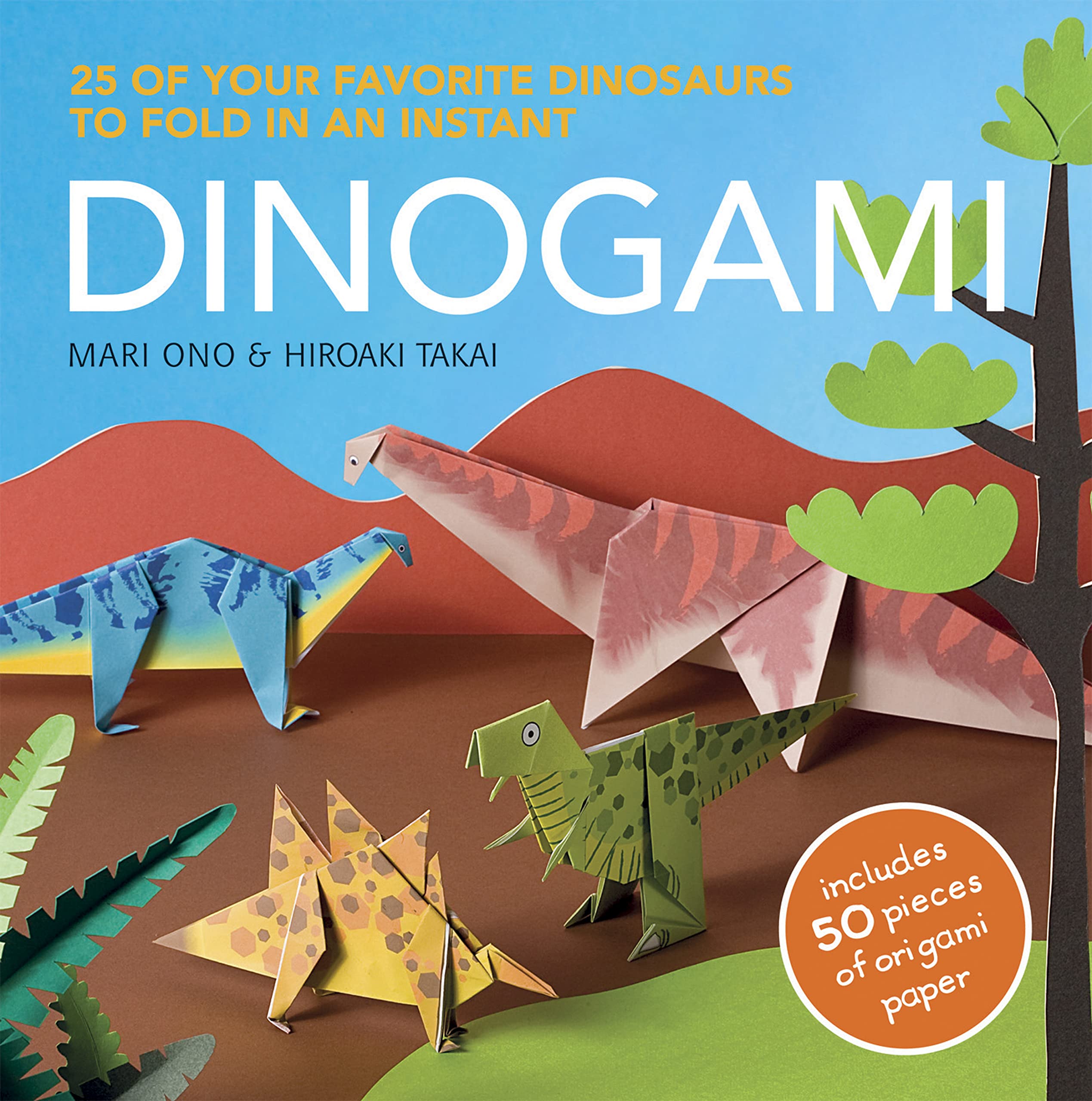 Dinogami: 25 of your favourite dinosaurs to fold in an instant Paperback – 12 July 2012