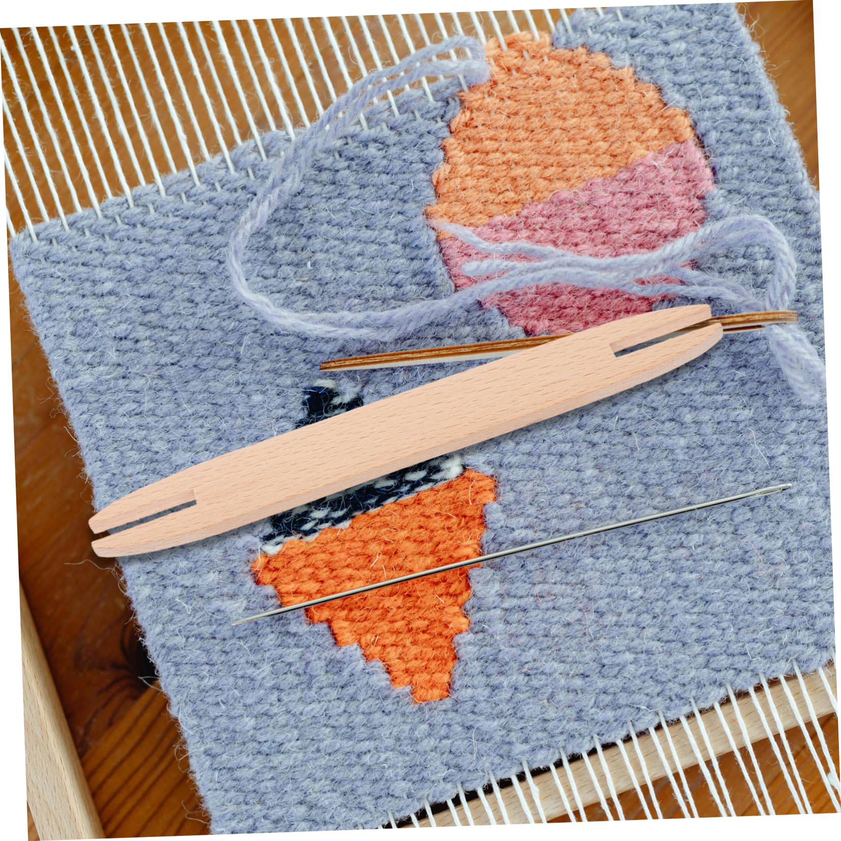 4 Sätze Teiliges DIY Holz Webschiffchen Für Strick Und Häkelarbeiten Praktische Strickwerkzeuge Für Anfänger Und Profis Für Pullover Schals Und Wandteppiche 4 Stück * 4