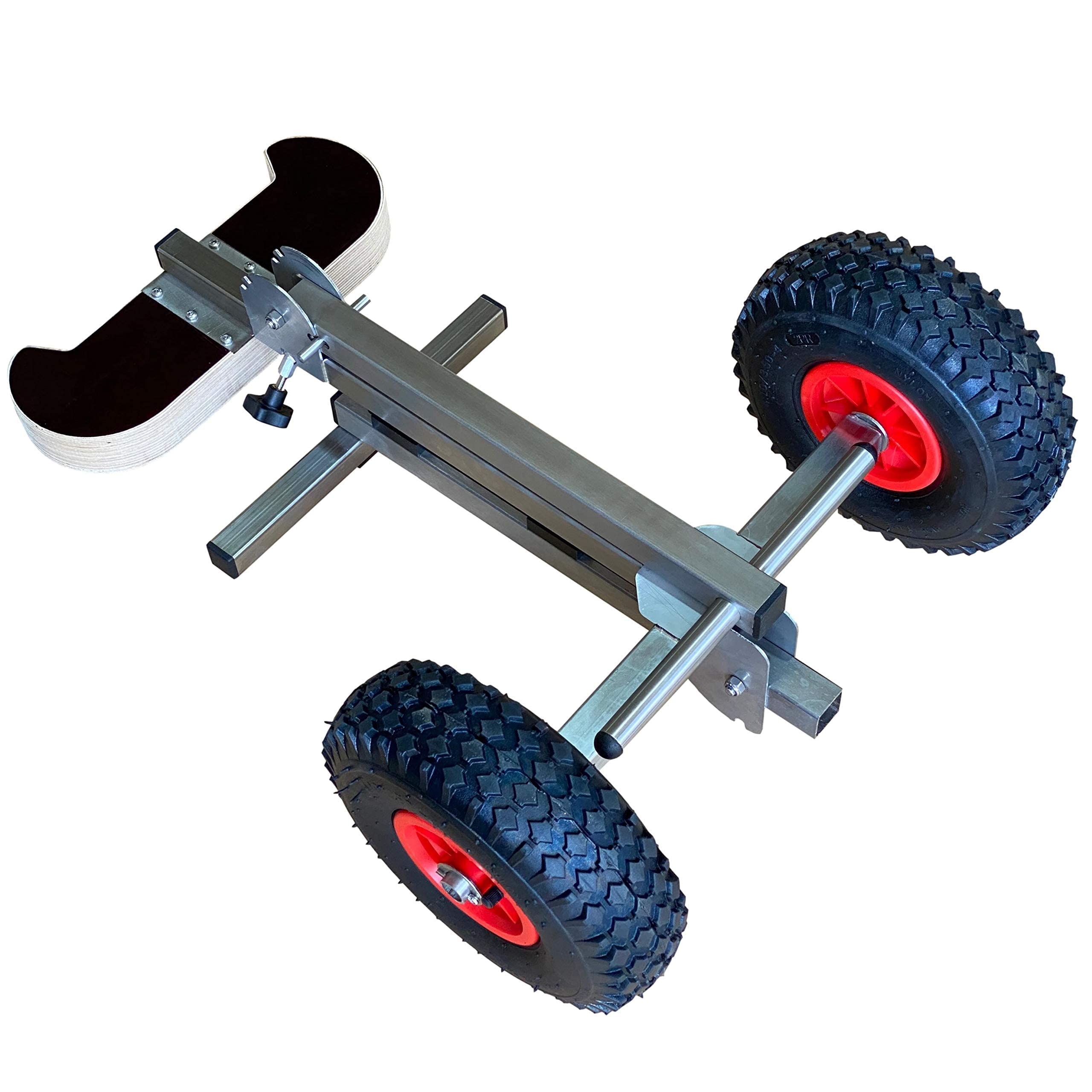 Carrello per motore fuoribordo per imbarcazioni, portatile, in acciaio inox, modello resistente
