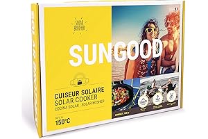 Portable SolSource Parabolic Solar Cooker for Camping and Outdoor Adventures
