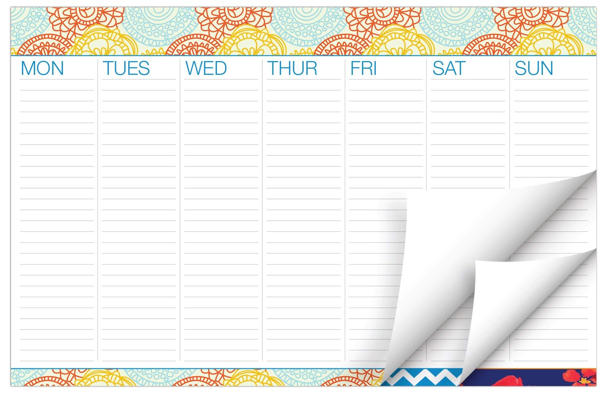 Weekly Desk to Do Pad 11"x17" (Assorted Patterns)