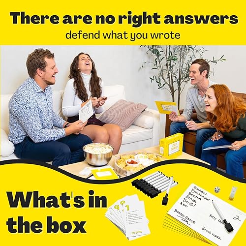 Miniatura 6 de Off Topic Juego de fiesta para adultos divertido juego de mesa y cartas para la noche de juegos en grupo