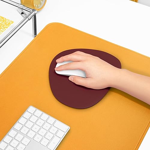 Miniatura 5 de GREEDY FARMERS Alfombrilla para mouse, antideslizante, lavable, impermeable, alfombrilla de ratón para computadora (Diva Borgoña)