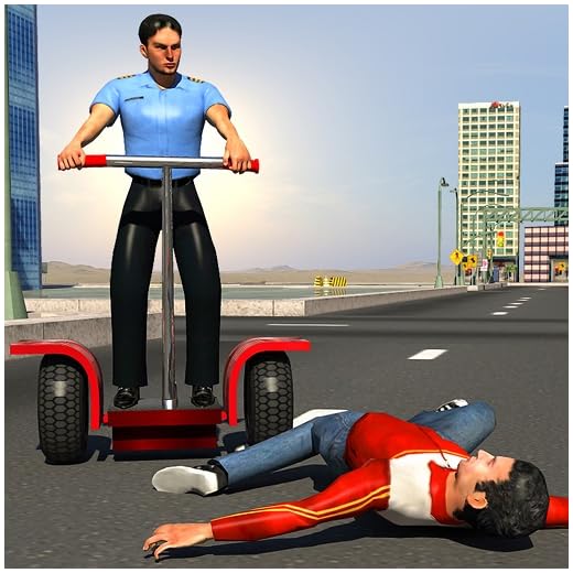 Police Hoverboard Rescue Simulator