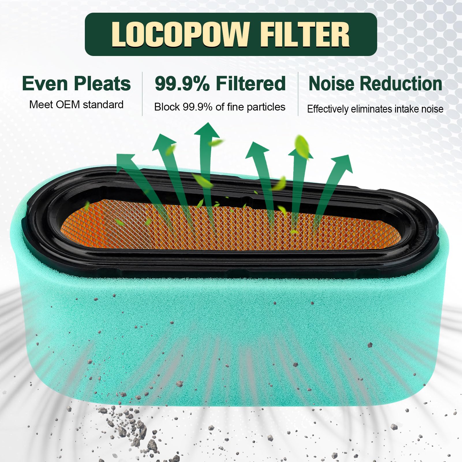 Filtre à air 496894S 496894 pour Briggs & Stratton 282700 691642 493909 272403S 5053B 5053D 5053H 5053K 5053K Préfiltre remplace 272403S 272403 LG49 6894JD LG496894SL8