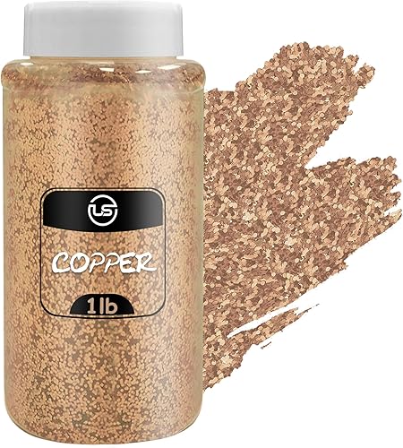 Miniatura 35 de Purpurina navideña para manualidades, 1 libra cada una (4 libras en total) con purpurina fina para manualidades, paquete de 4 confeti de Navidad