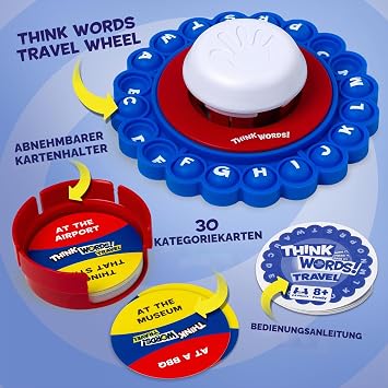 Travel Game - Choose a Category Call an Answer Press the First Letter Press the Timer and Pass It On! Family Games Travel Games For 2-8