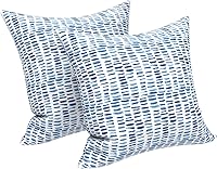 Vista 43 de LVTXIII - Juego de fundas para cojines de sofá, patio o sillón de exteriores, cuadradas y decorativas, 2 unidades de 16" x 16", sin relleno