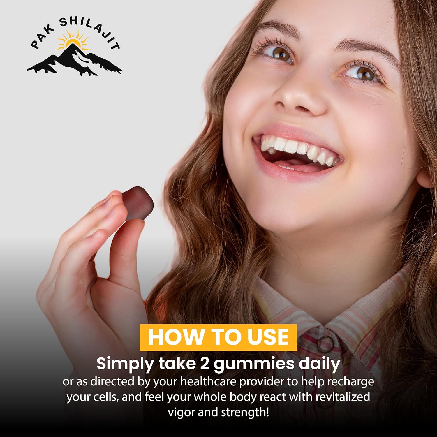 Pure Sundried Himalayan Shilajit Gummy for Men & Women | Organic Shilajit Gummies | Natural 85 Plus Trace Minerals Fulvic Acid | Energy, Immunity | Sugar-Free 60 Healthy Gummy - Image 4