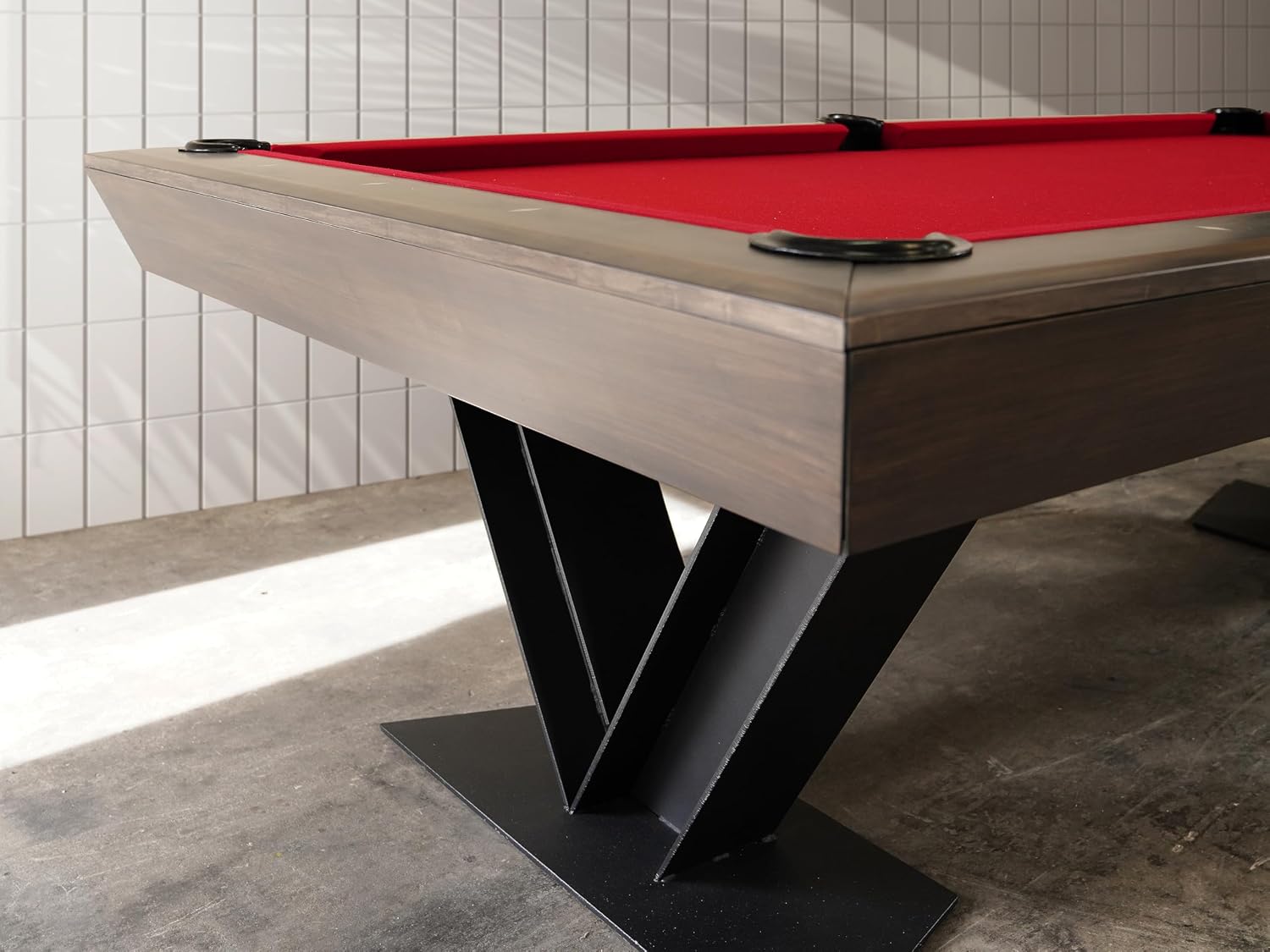 Doc & Holiday - 8 FT Savant Billiard Pool Table - Brown Sugar Finish