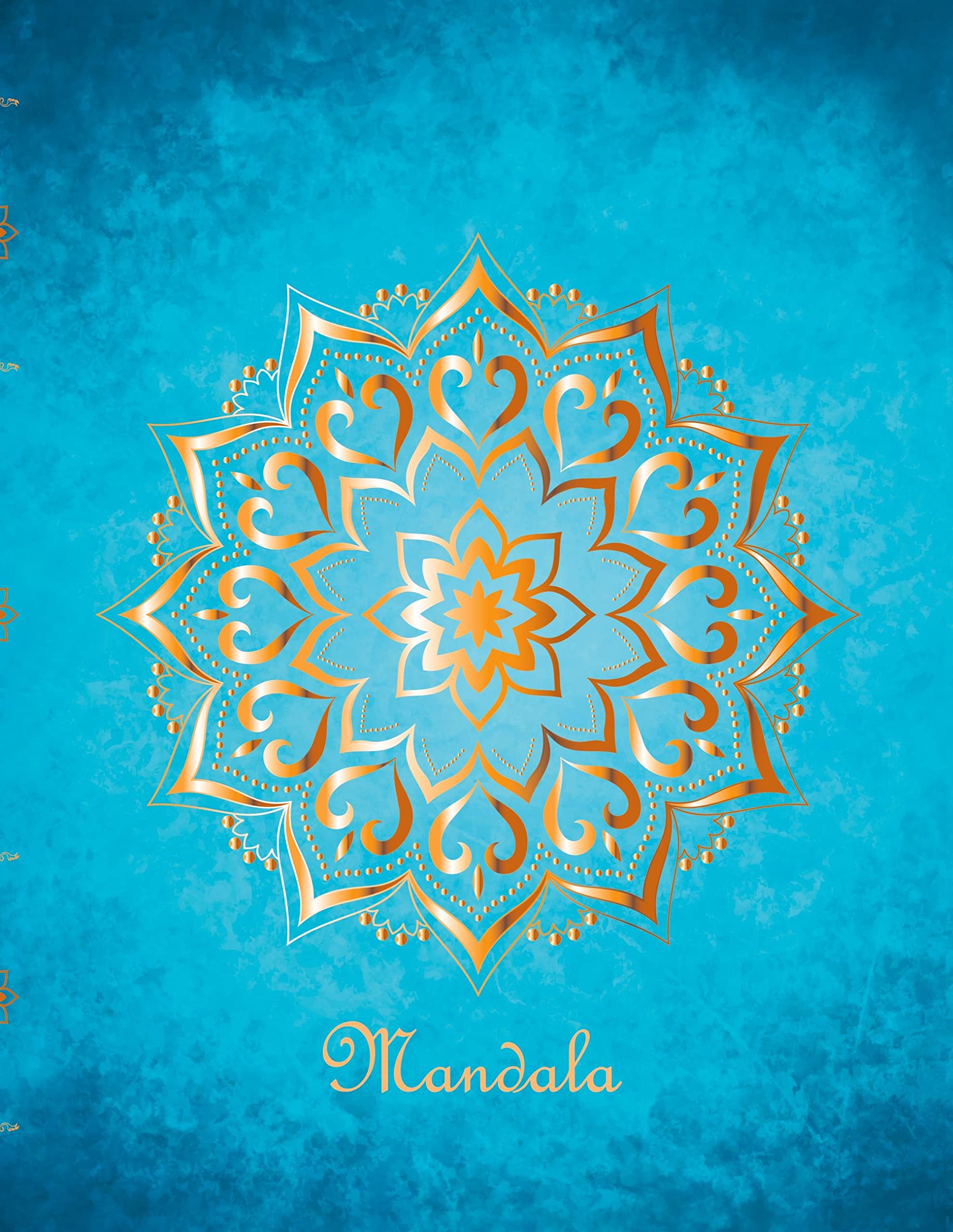 Tagebuch Mandala – Tagebuch – Achtsamkeit, Meditation und Dankbarkeit, Softcover, 17 × 22 cm, 120 Seiten, creme-weißes Papier