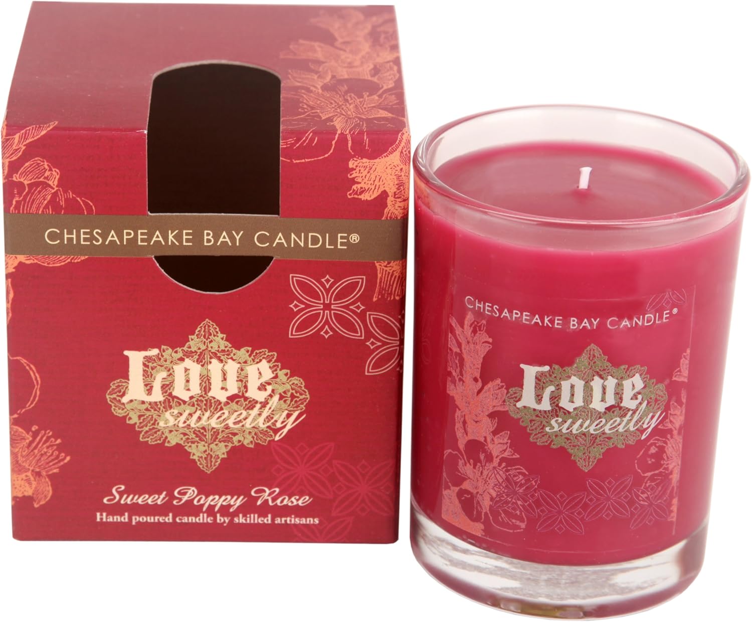 Chesapeake Bay Candle 7Ounce Boxed Vessel Candle, Love