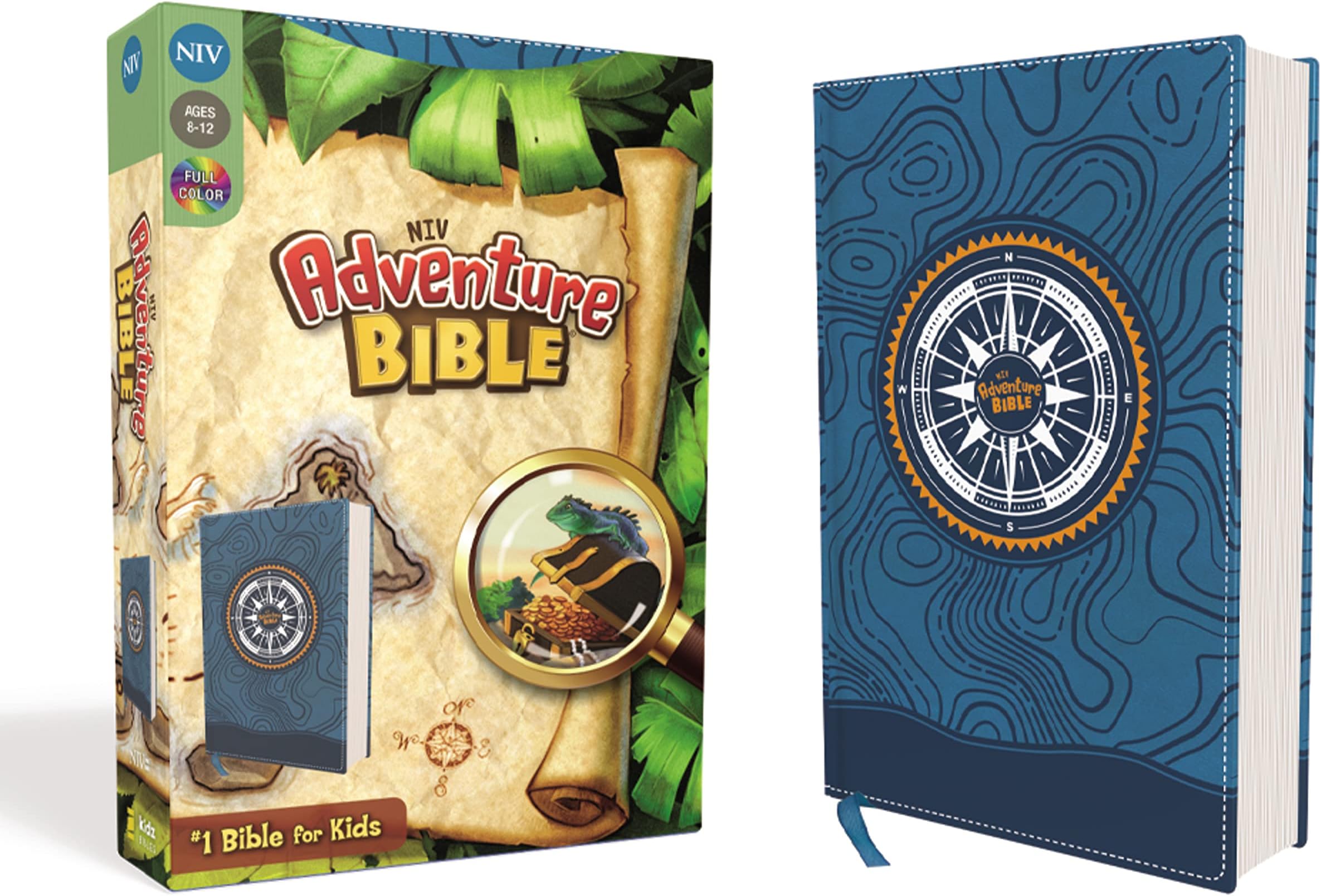 Niv, Adventure Bible, Leathersoft, Blue, Full Color