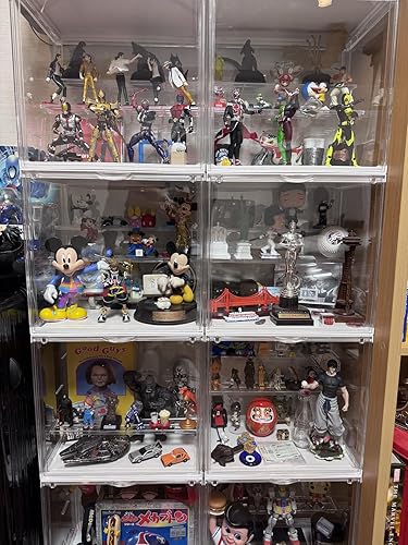 Amazon.co.jp: lalairodori フィギュアケース 棚 アクリル 6個セット
