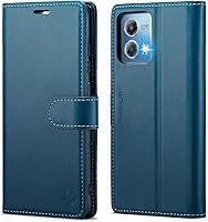 Vista 11 de Funda tipo cartera para Moto G Stylus 5G 2023, con bloqueo RFID, tarjetero y función atril, de piel sintética, funda protectora a prueba de golpes