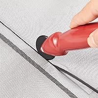 Vista 4 de FLYZZZ Cordón para Malla de 0.125" x 25' para Reparación de Puerta Mosquitera, Redondo, Negro, Adecuado para Ancho de Ranura Regular de 0.122"-0.133