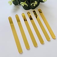Vista 8 de 20 palitos acrílicos para helado de helado y manzana, color negro