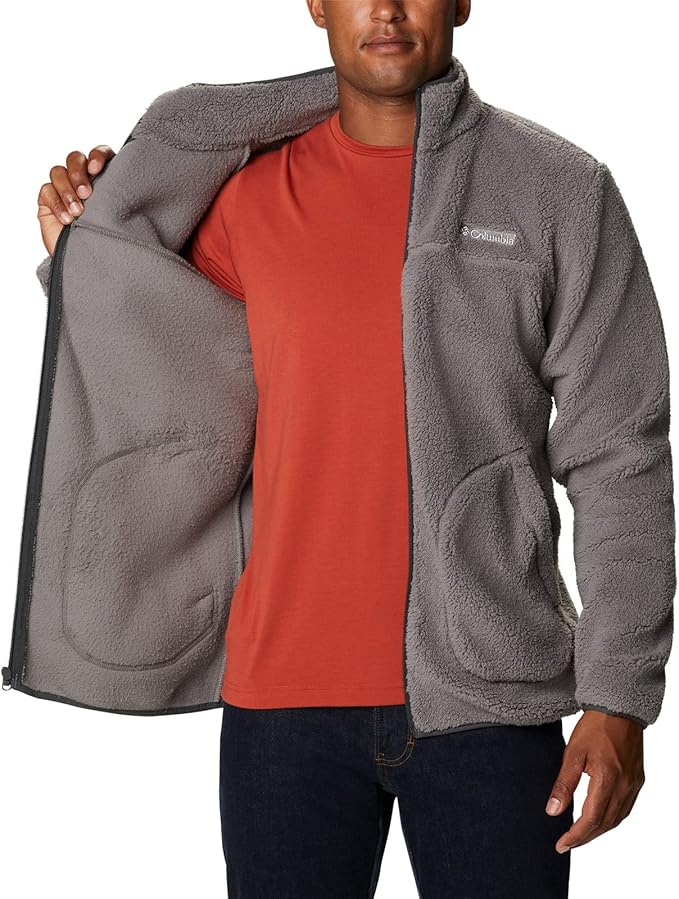 Polar Columbia Rugged Ridge 2 Sherpa Full Zip, Chaqueta De Forro Polar Sherpa Con Cremallera Para Niños Columbia Hombre