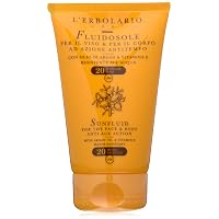 L'Erbolario FluidoSole Viso e Corpo, Crema Solare Fluida con Olio di Argan e Vitamina E
