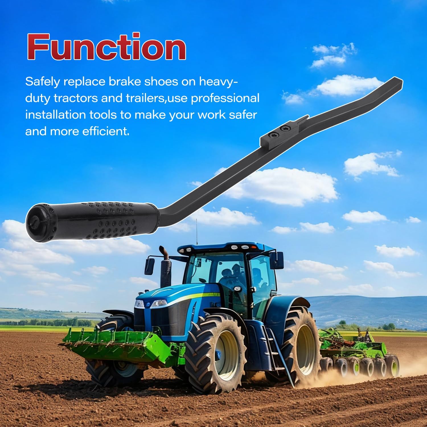 S-Cam Air Brake Spring Tool,Brake Shoes Installer Tool for Heavy Duty Steel Tractors & Trailers 5081