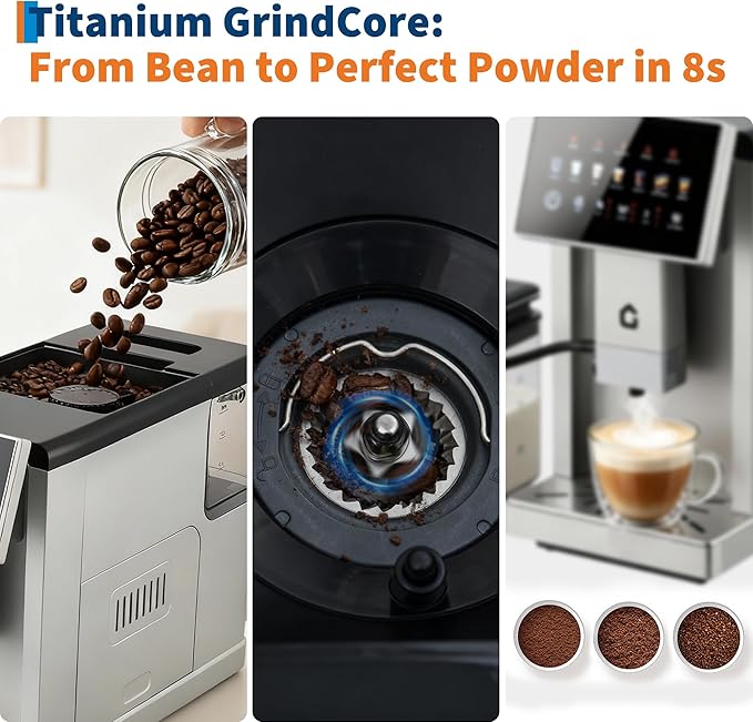 Máquina de Espresso Automática con Espumador de Leche y Capacidad de 1.5 Litros miniatura 5