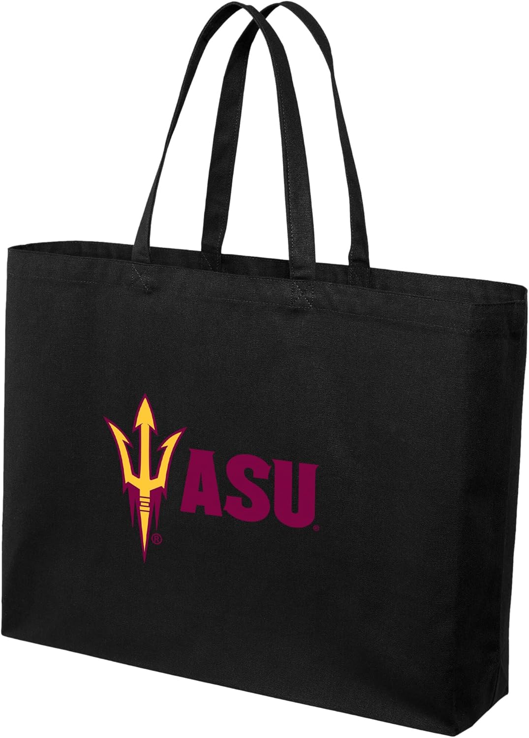 Broad Bay Large Arizona State Tote Bag – JUMBO Canvas ASU Sun Devils Shopping or Grocery Bag