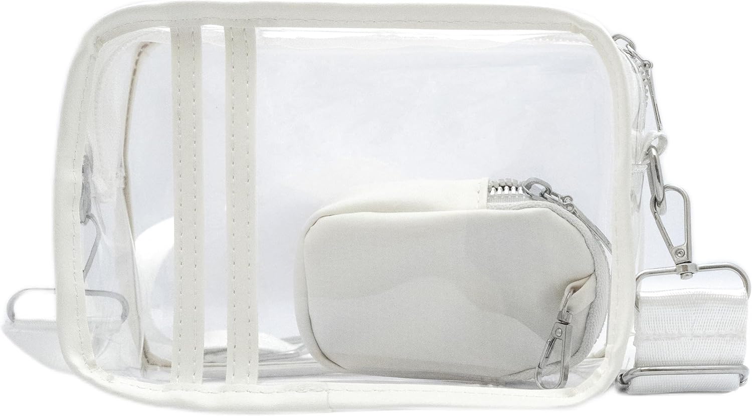 Black Howk’s Clear Purse Clear bag for ladies with a