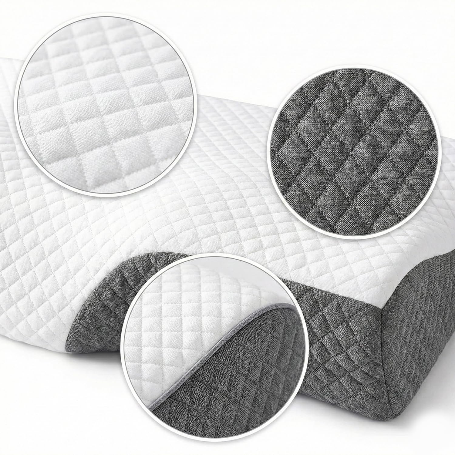 AYKA Neck Pillow (Knitted Fabric, Cervical Small (Pack of 4)) 2