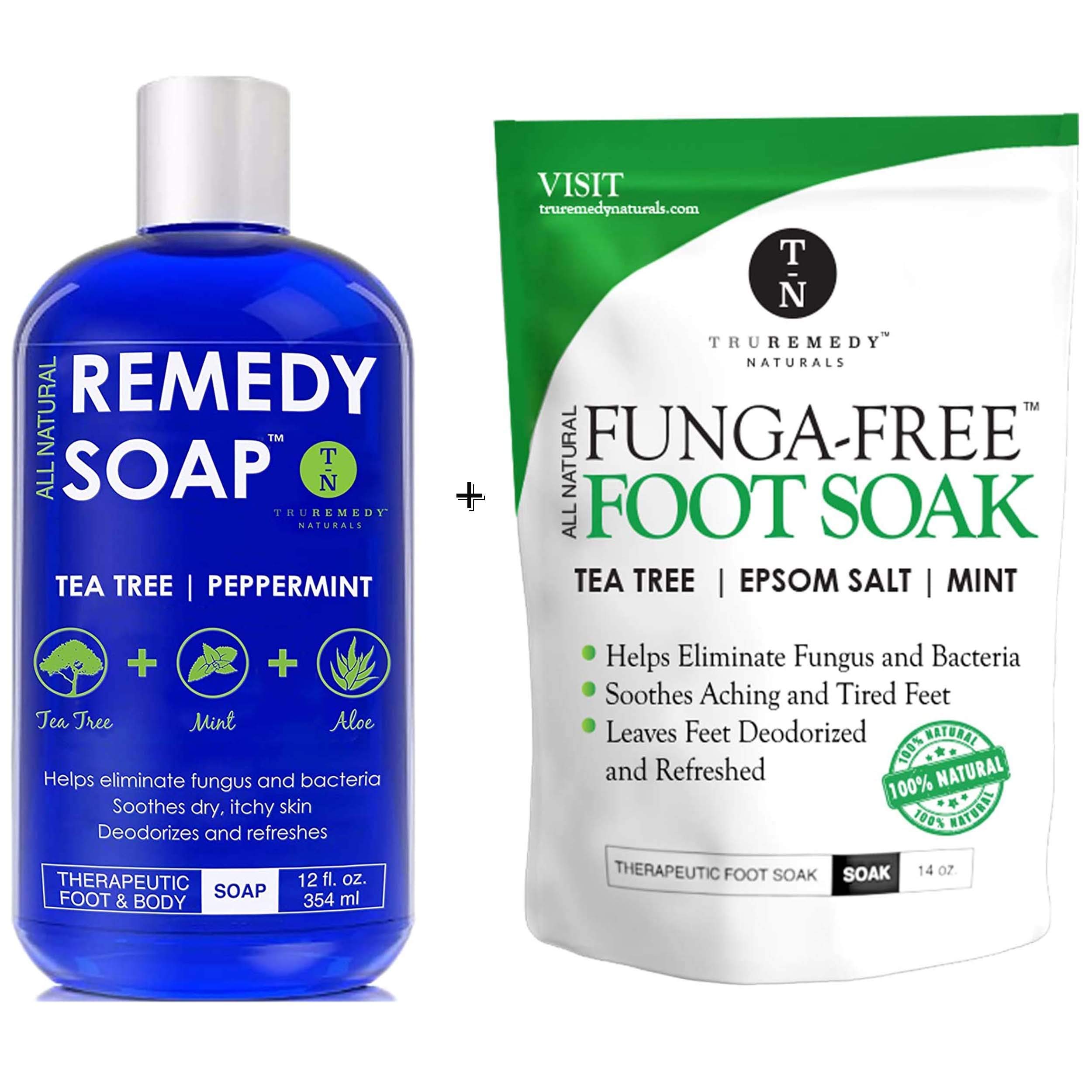Buy Remedy Soap Tea Tree Oil Body Wash + Tea Tree Oil Foot Soak with