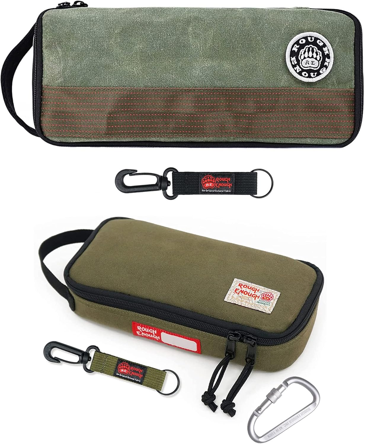 Rough Enough Canvas Tool Bags with Handle Zipper Bundle