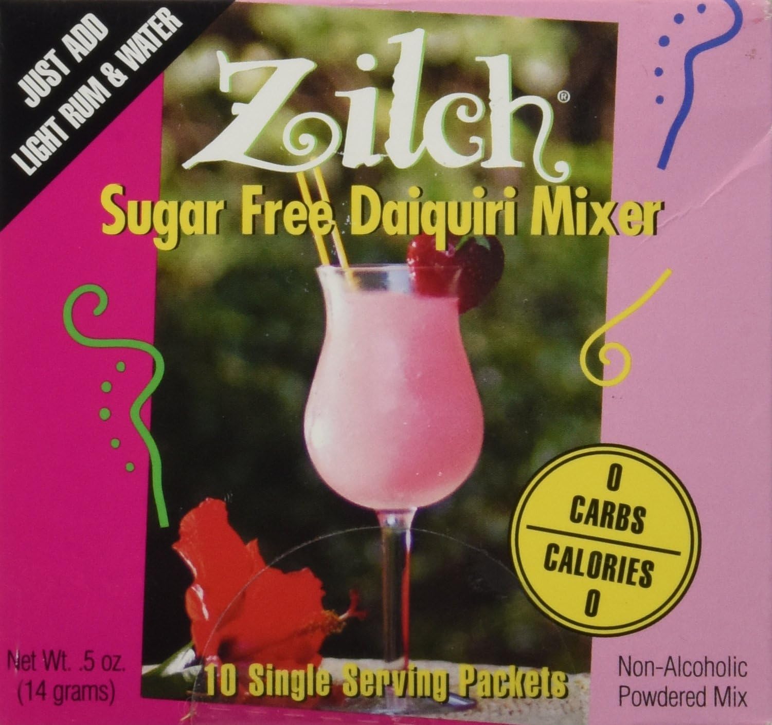 Zilch Sugar Free Daiquiri Mixer (Box of 10 Individual-serving Size Packets)
