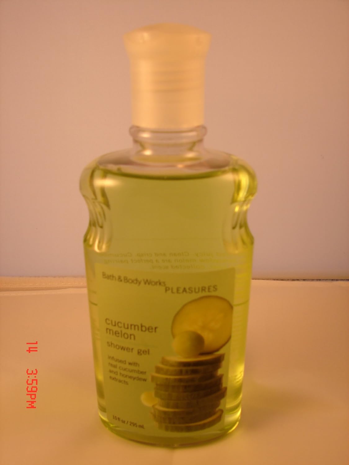Bath & Body Works Pleasures Cucumber Melon Shower Gel 10