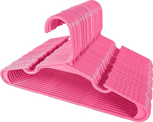 Miniatura 8 de Utopia Home Paquete de 60 perchas para niños, perchas de plástico de 11.5 pulgadas para armario, perchas para ropa y perchas infantiles para