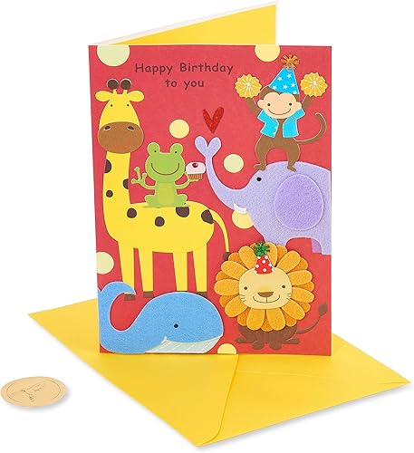 Papyrus Tarjeta de cumpleaños para niños (Happy Times)