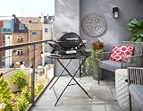 Weber Q 1100N barbecue a gas, 42 x 31 cm superficie di cottura, barbecue portatile, 1 bruciatore, griglia in ghisa smaltata a due pezzi, coperchio e corpo in alluminio pressofuso - Nero (1501925) - 14