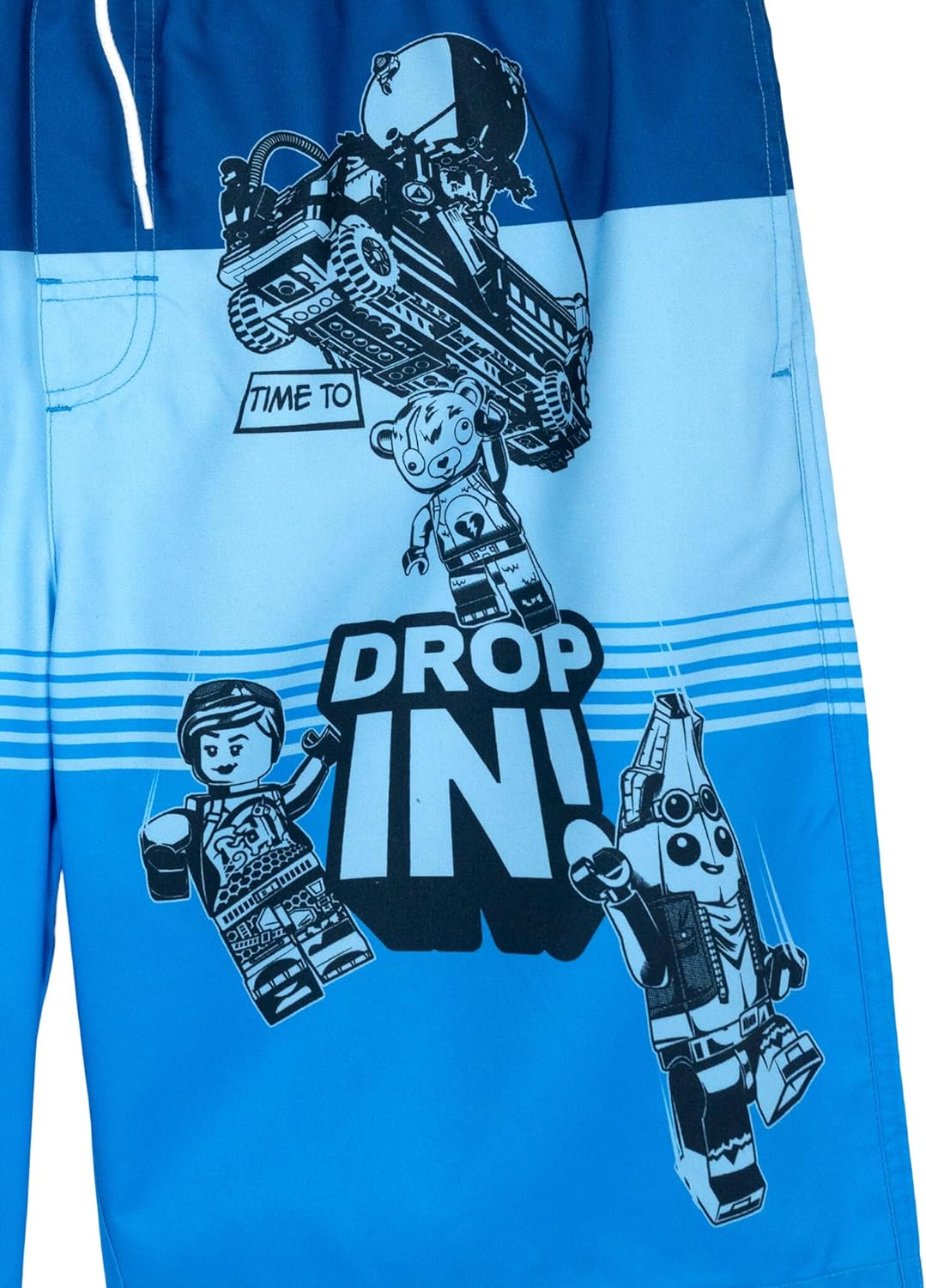 LEGO Fortnite Adult Swim Trunks Bathing Suit UPF 50+ Sizes (Small - 2XL)