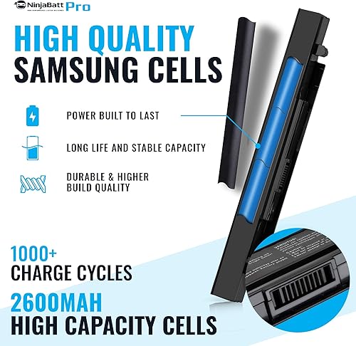 Miniatura 2 de NinjaBatt Batería profesional para Asus A41-X550A A41-X550 R510C X550C X550L X550J R510L X550CA X552E X550V K550L F550V X550A P550C X550EA X550D