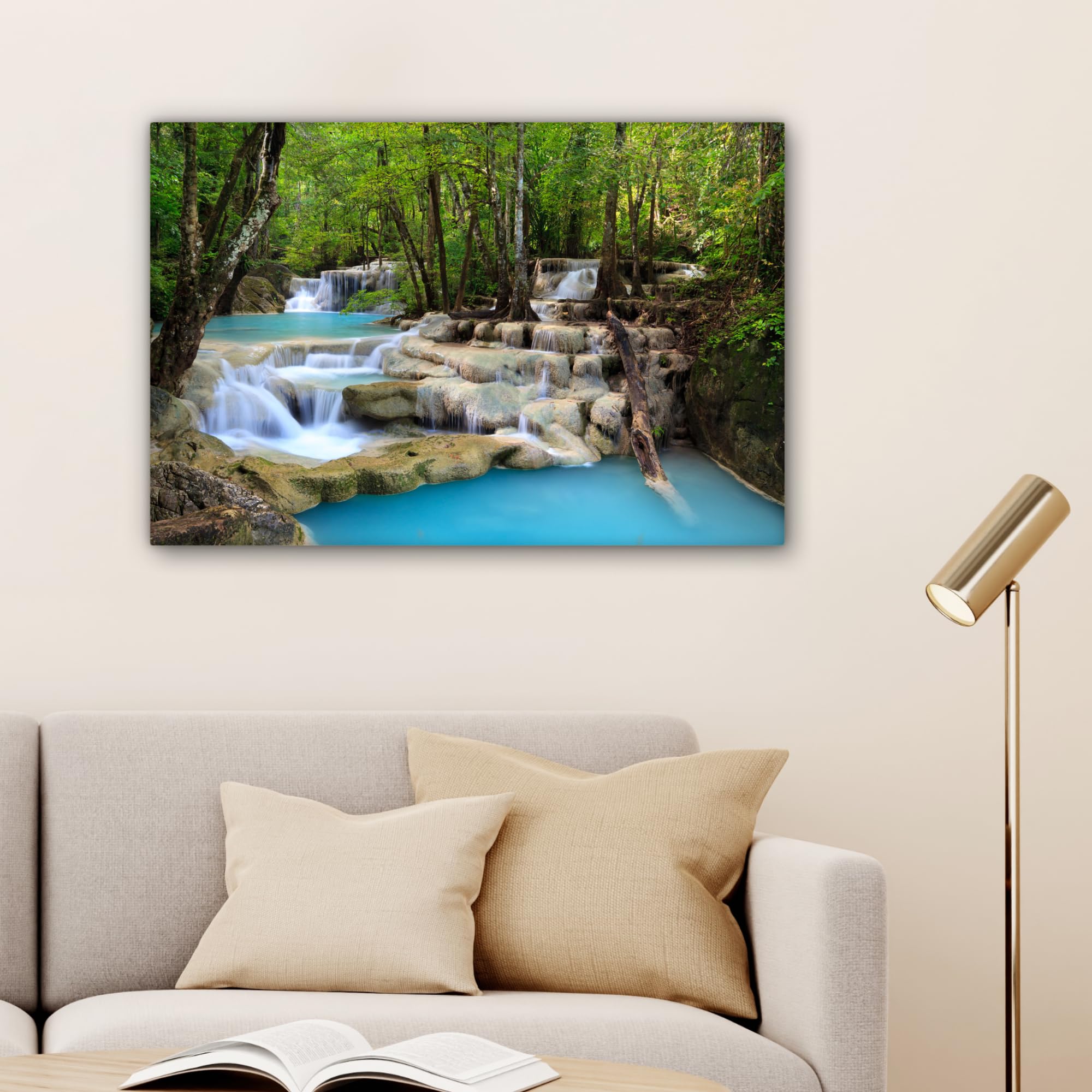 MuchoWow© Canvas Schilderij 90x60 cm Kamer Muur Decoratie Woonkamer Slaapkamer Room Decor Wall Decoration Art Painting Voetbal - Verf - Kleuren - Zwart - Wit MuchoWow© Canvas Schilderij 90x60 cm Kamer Muur Decoratie Woonkamer Slaapkamer Room Decor Wall Decoration Art Painting Voetbal - Verf - Kleuren - Zwart - Wit