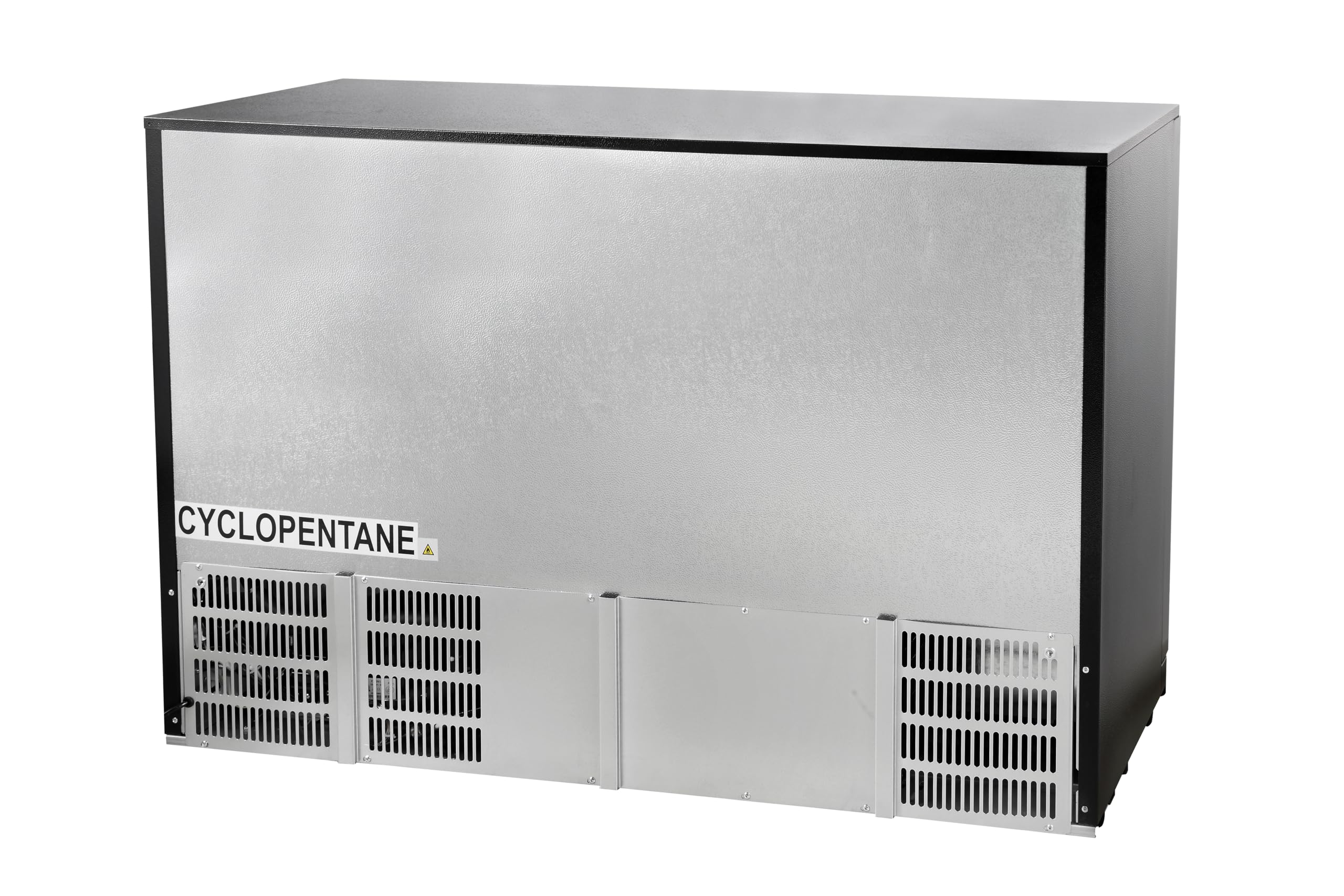 METRO Professional GBC3103 Glastür-Kühlschrank 308 L 3 türig LED Beleuchtung automatische Abtauung Verzinktes Blech Aluminium Glas