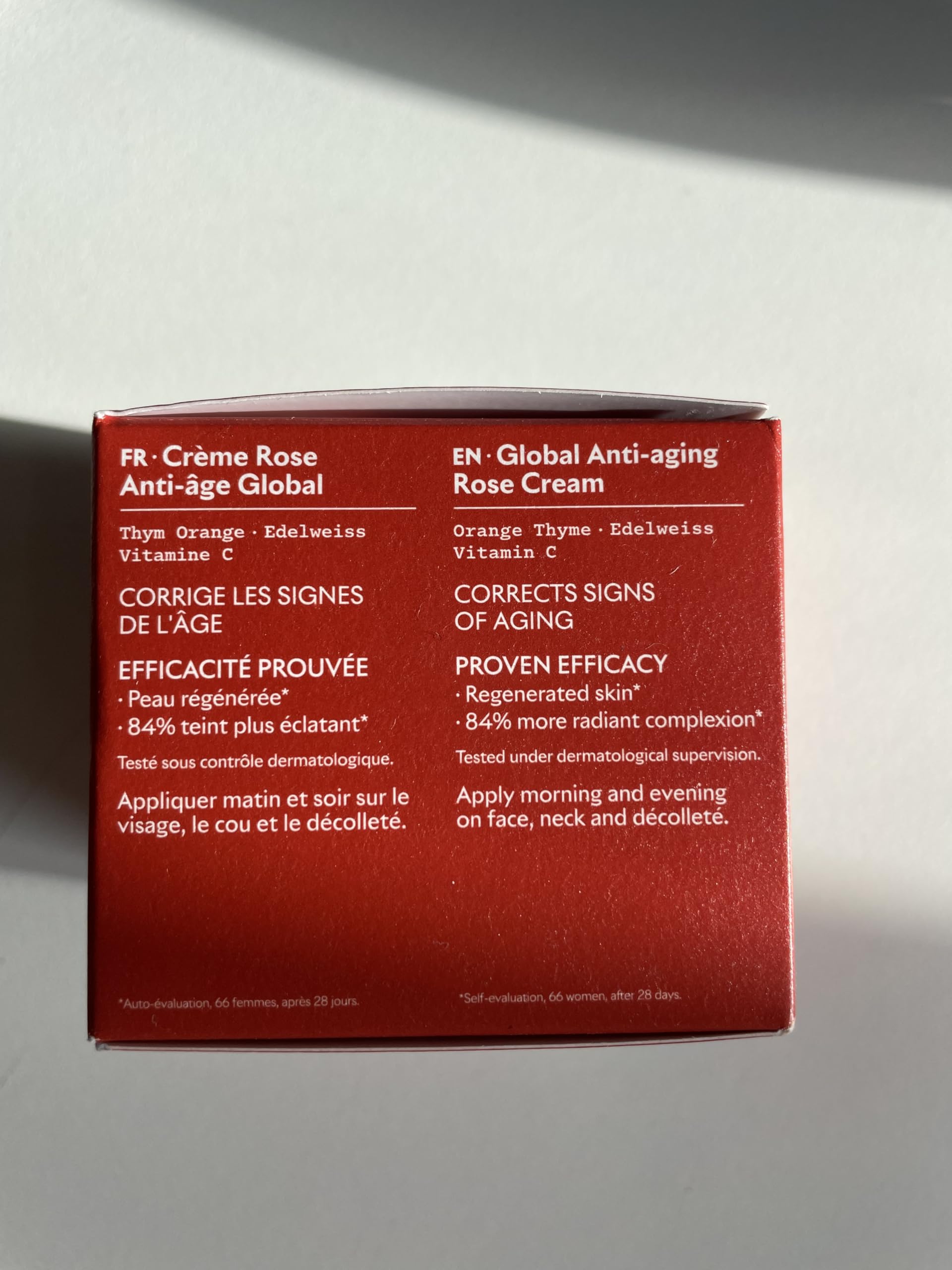 Sanoflore REINE Crème Rose Anti-âge Global Bio, régénère la peau et booste l'éclat, 50ml