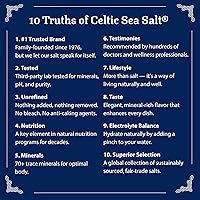 Vista 6 de Celtic Sea Salt - Sal fina molida, 2 bolsas resellables, 1 libra