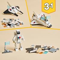 LEGO Creator 3 az 1-ben Űrsikló Építőjáték - Átalakítható Űrhajó Készlet Gyerekeknek 6+ Éves Kortól, 144 db-os Kreatív Ajándék

AI: I've cre 5