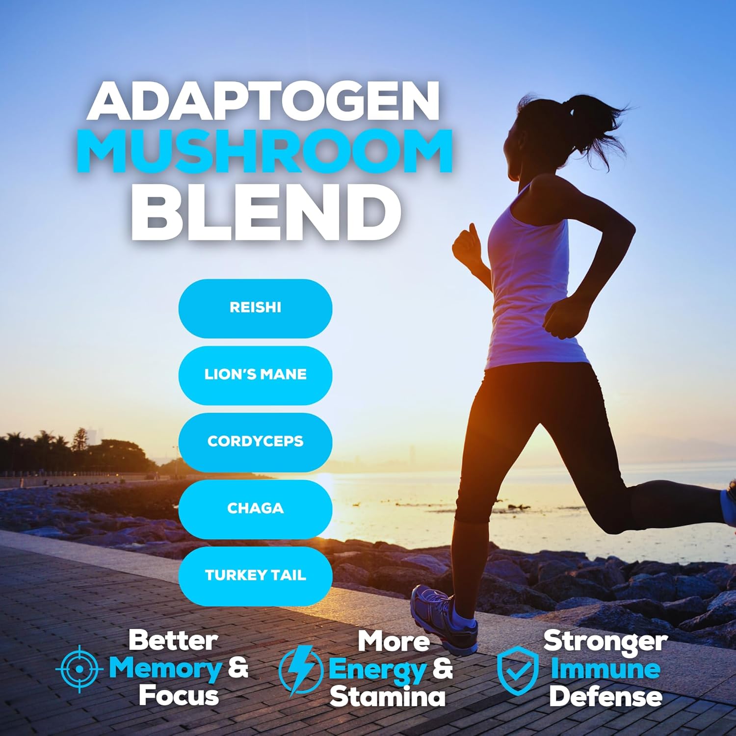 MUUK' SPICED COFFEE | Organic Mushroom Coffee | Cacao, Cinnamon & Cardamom | Adaptogen Mushroom Blend | Better Focus, More Energy and Stronger Immune Defense | 4.7oz (135g) 30 Servings