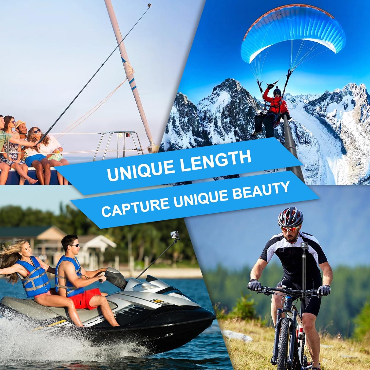 Extended Edition Selfie Stick, 3m (9.8ft) Carbon Fiber Invisible Pole for Insta360 X5/X4/X3, ONE X2, ONE R, ONE X, ONE, GO 3S/3/2, Gopro Max Action Camera (9.8ft)