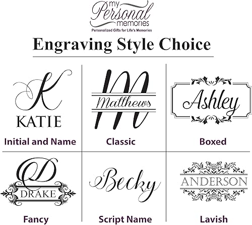 Miniatura 7 de My Personal Memories Copa de vino personalizada de 16 onzas con tallo - Personalizada con cualquier nombre