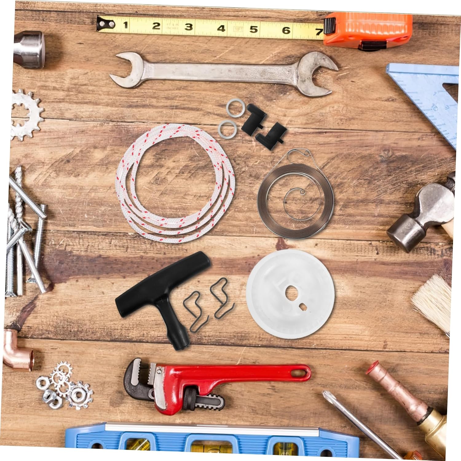 Heavy Duty Starter Rope Pull Cord for Chainsaw Parts Lawn Mower Engines Easy Installation Replacement Kit for Outdoor Power Equipment Optimized for Reliable Operation