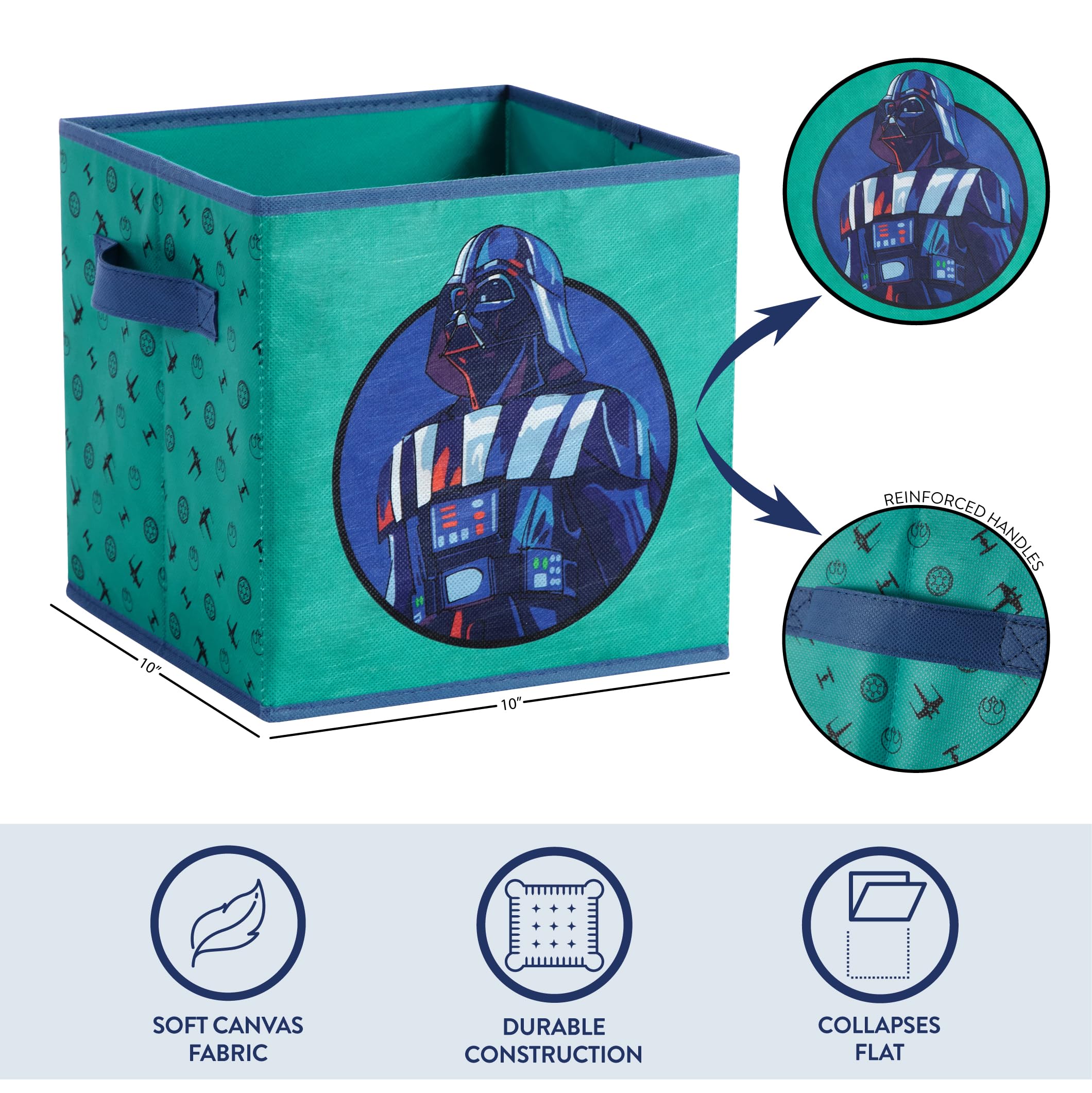 Amazon.com - Idea Nuova Set of 2 Durable Storage Cubes with