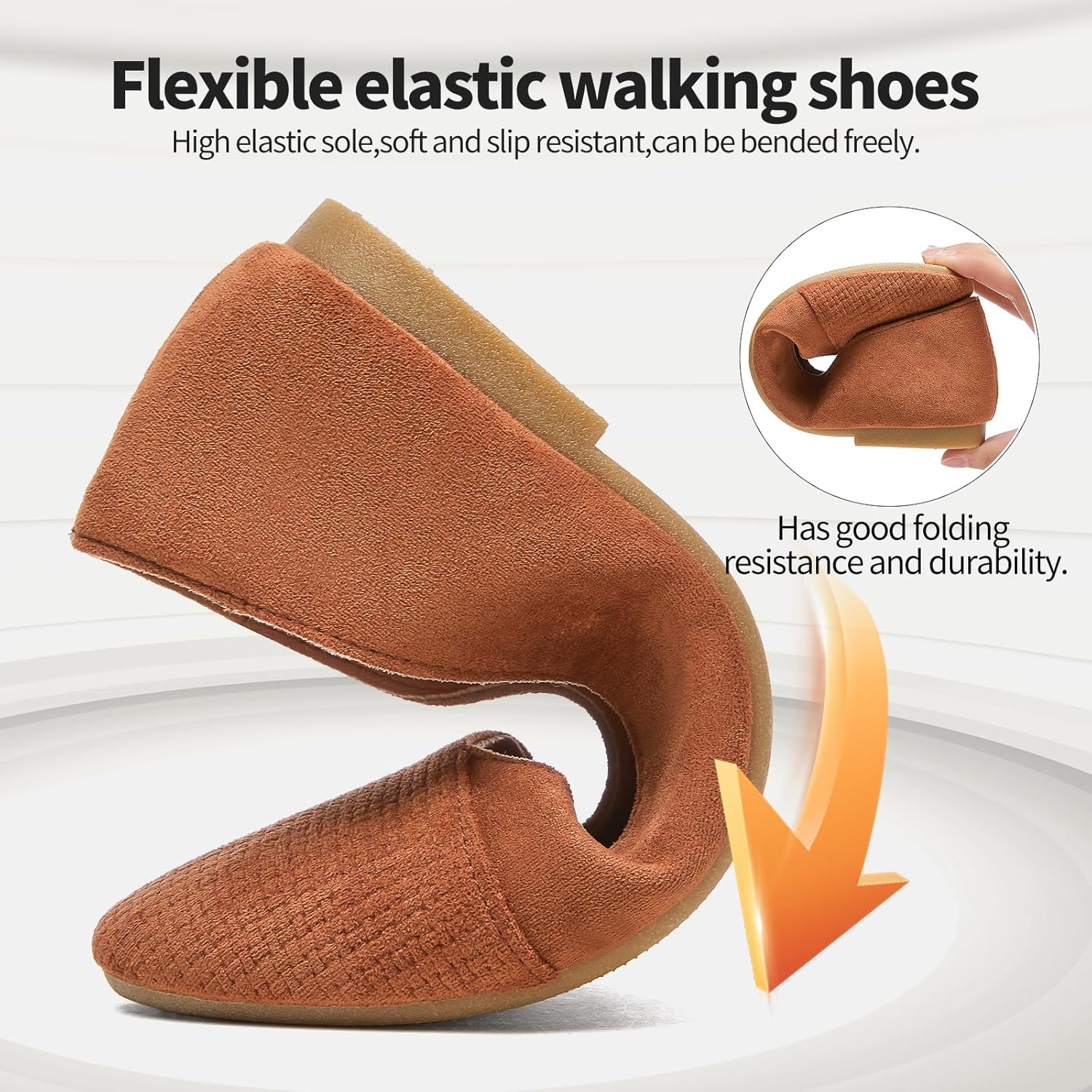 hash bubbie Women's Flats Shoes Black Ballet Flats Dress Shoes for Women Slip on Comfortable Dressy Loafers - Image 4