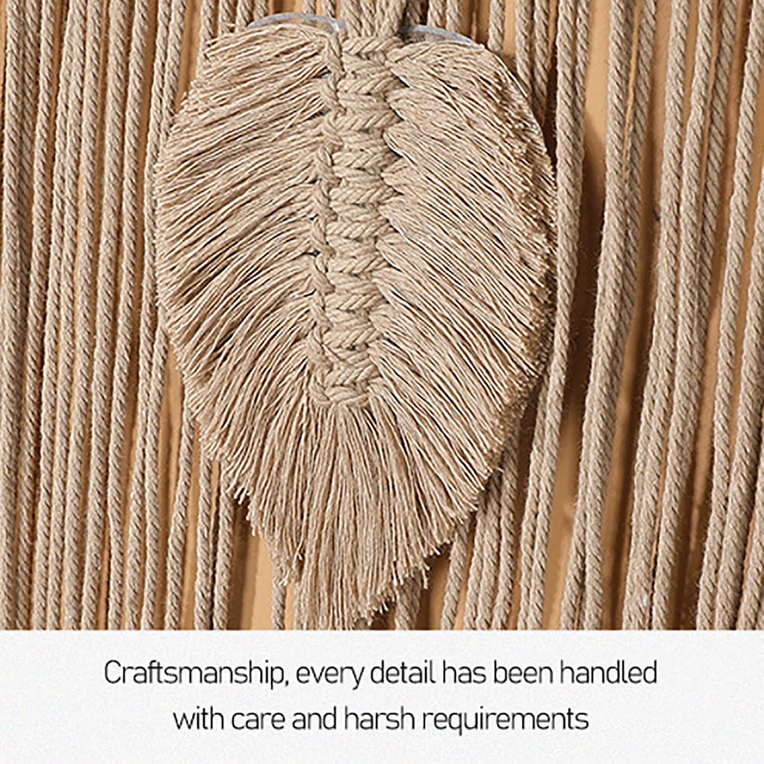 Atrapasueños Macramé Boho Decoración para Colgar En La Pared Grandes Borlas Plumas Tejidas Decoración Atrapasueños para Habitación Niña Dormitorio, Regalo Elegante, 30cm Ancho X 95cm Largo