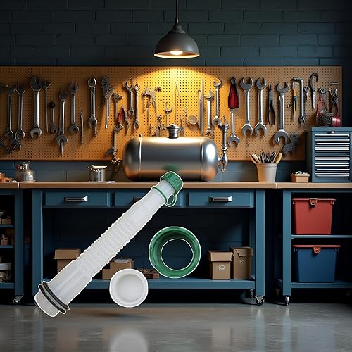 Miniatura 4 de Htppzjr Kit de boquilla y piezas de gas negro, fácil de verter, práctico, apto para la mayoría de latas de gasolina de galón, profesional, fácil de